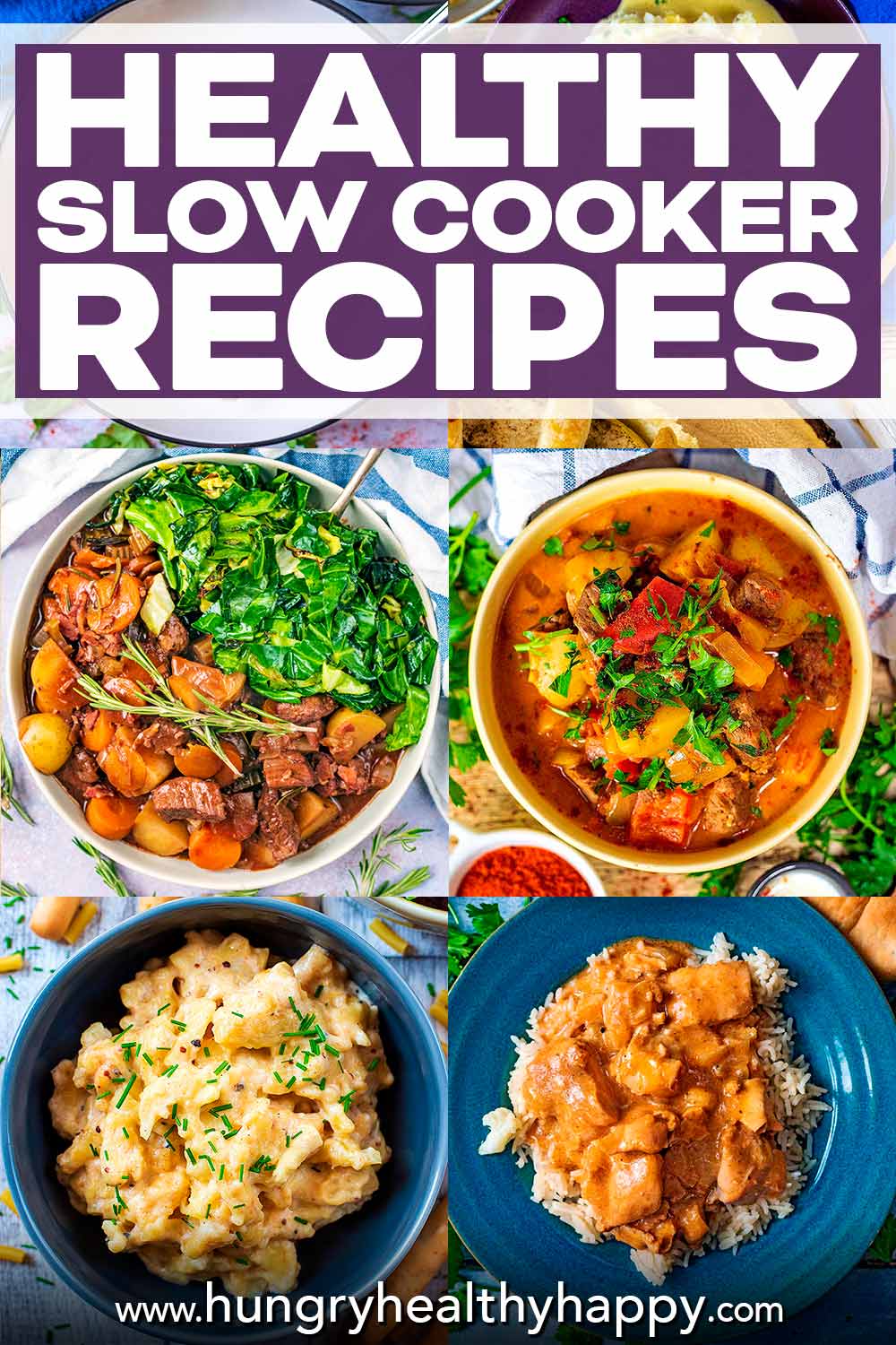 35 Healthy Slow Cooker Recipes - Hungry Healthy Happy