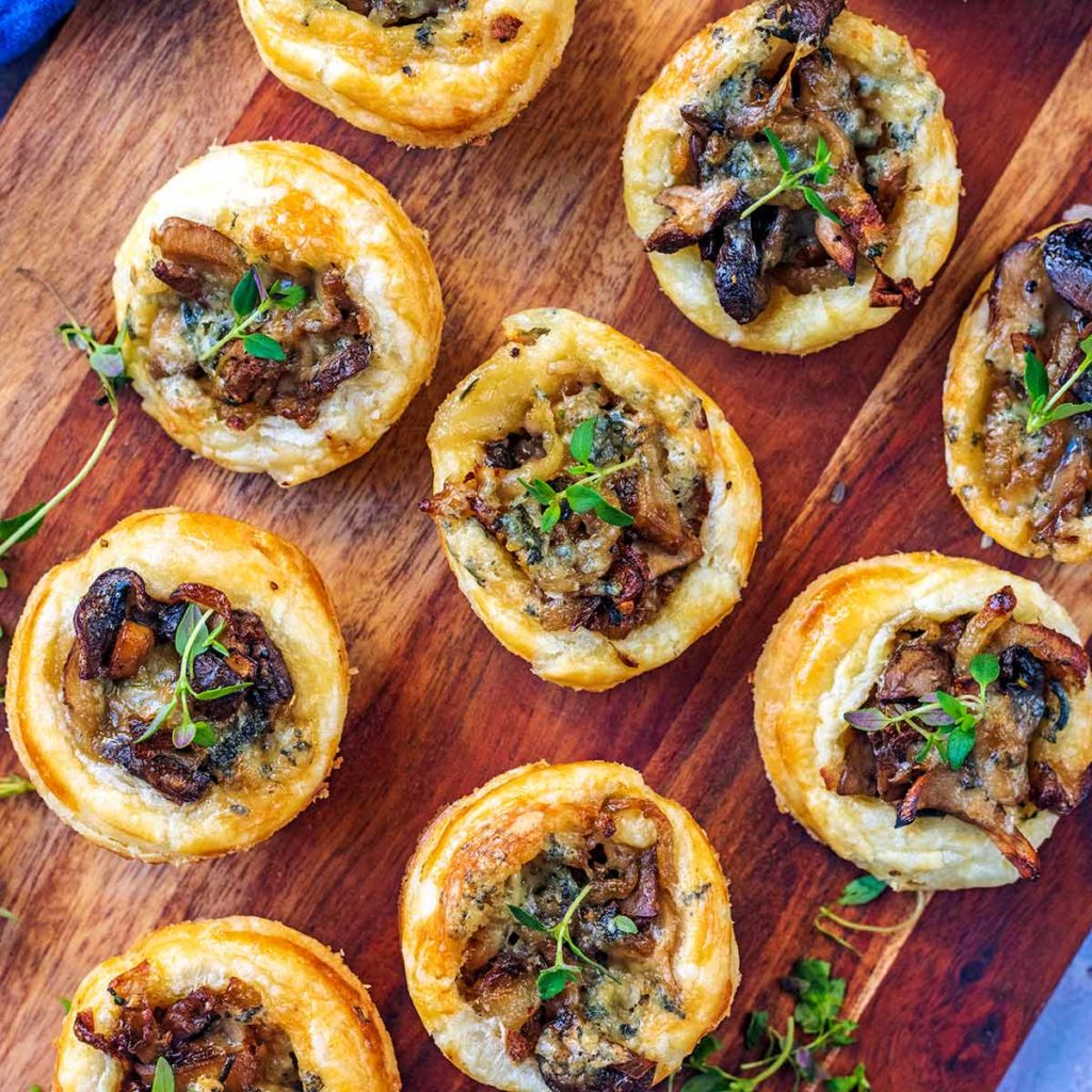 Easy Mushroom Tartlets - Hungry Healthy Happy