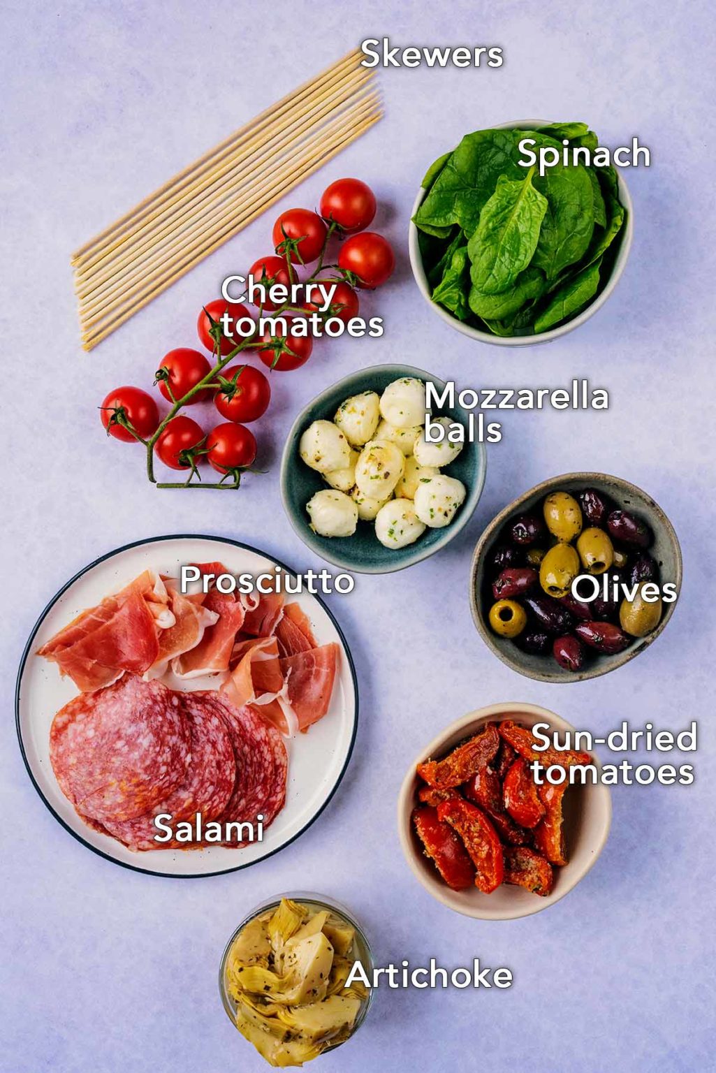 Antipasto Skewers Hungry Healthy Happy
