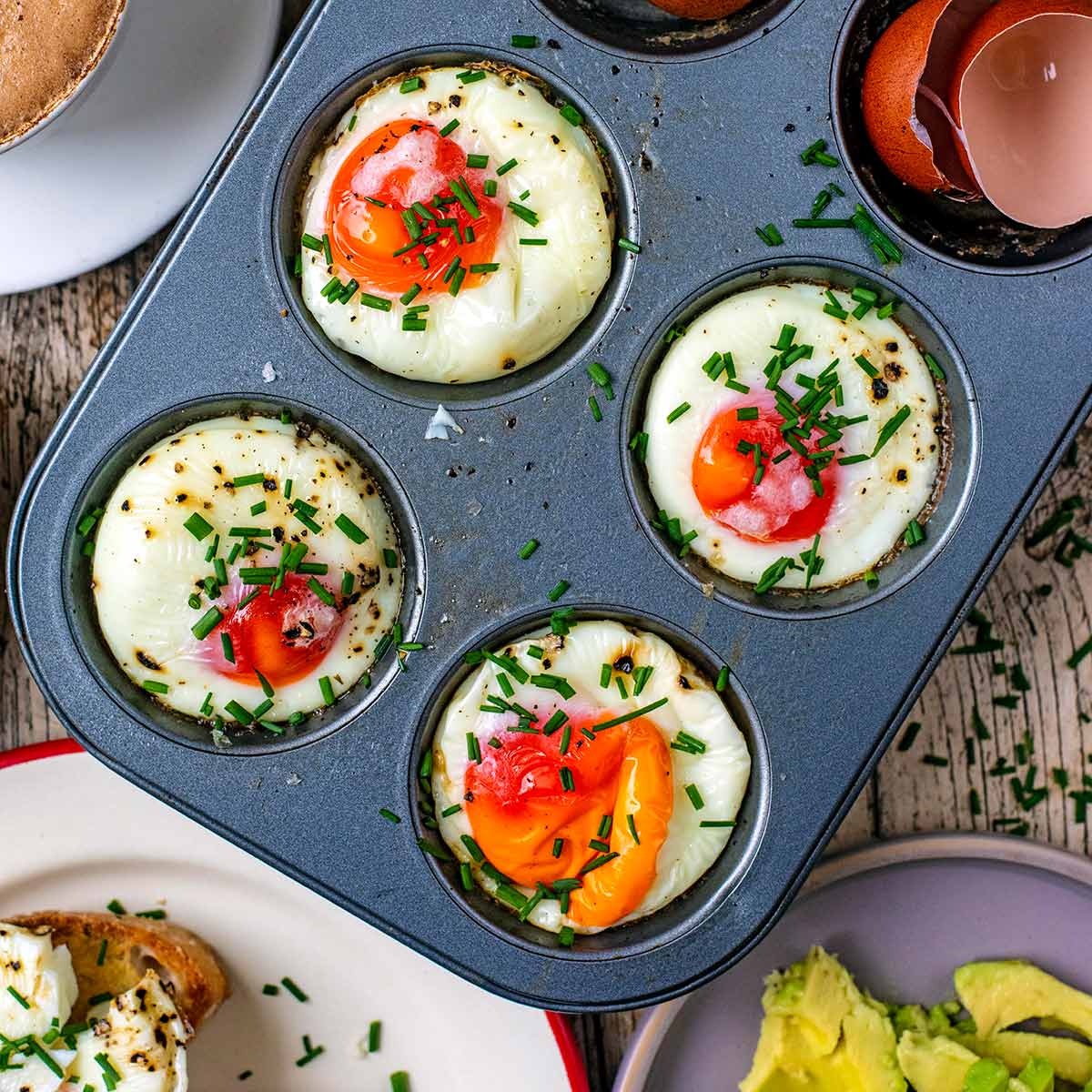 Oven Baked Eggs - Perfect for Meal Prep