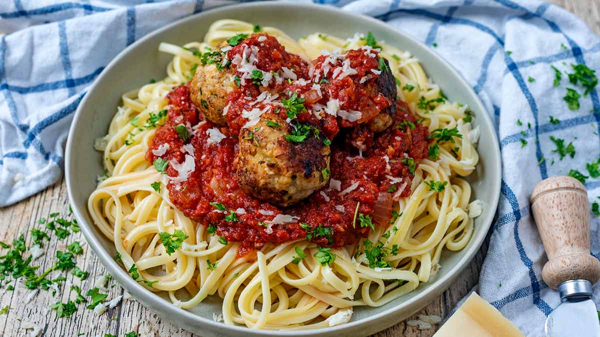 image of Easy Turkey Meatballs recipe by Hungry Healthy Happy