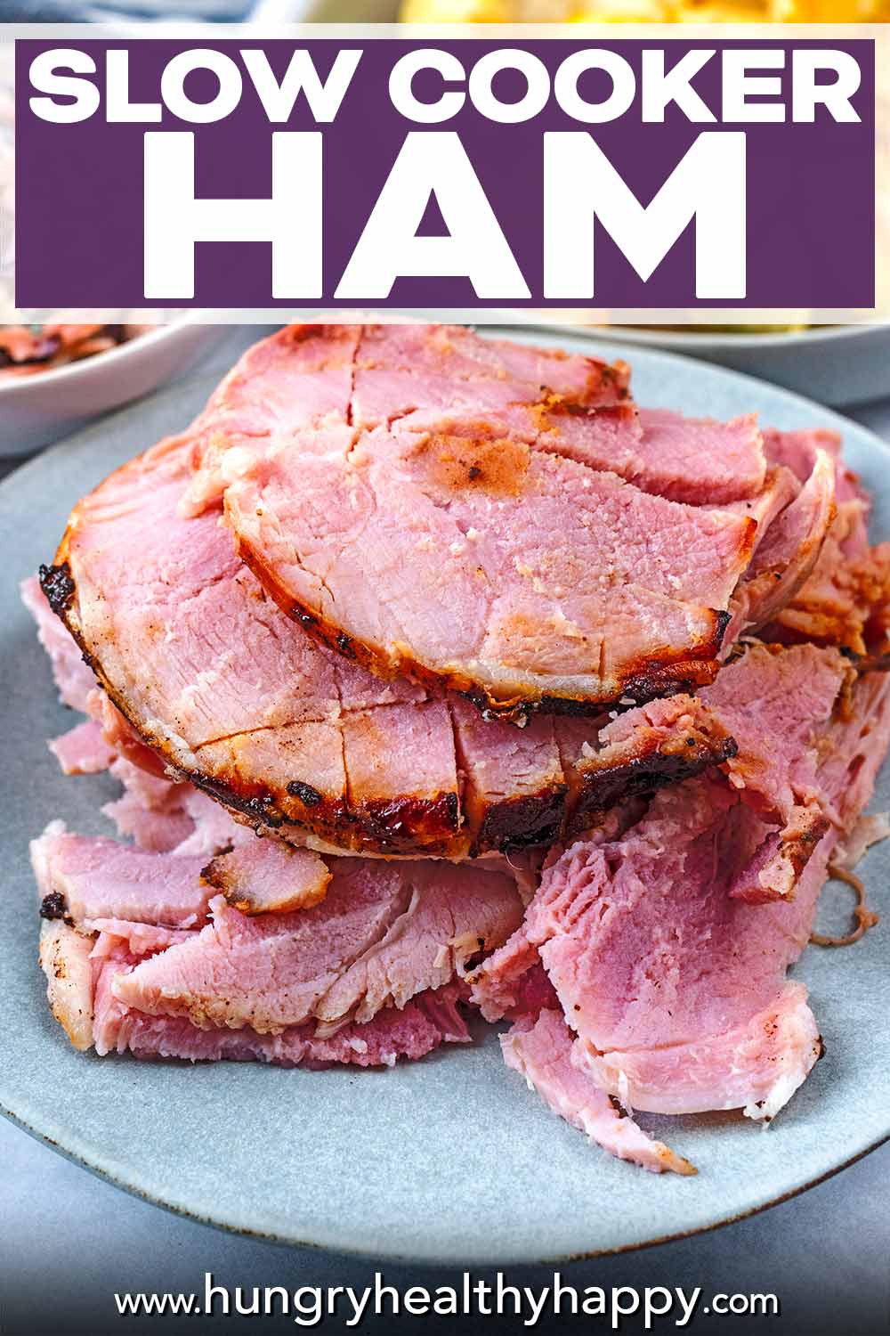 Slow Cooker Gammon - Hungry Healthy Happy