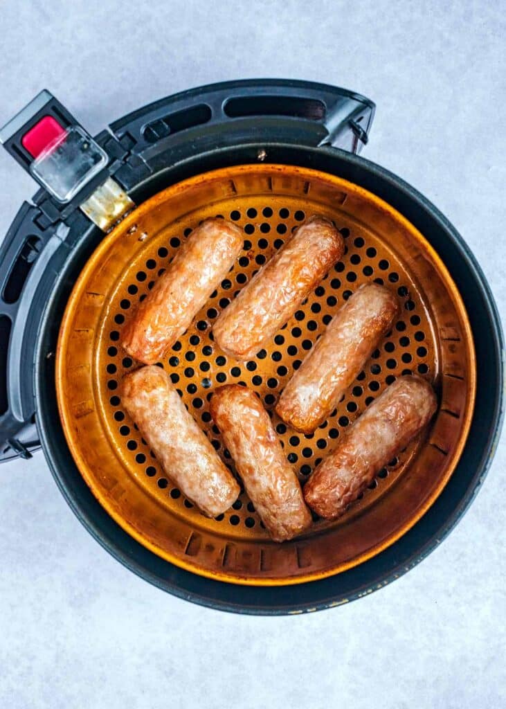 Air Fryer Sausages - Hungry Healthy Happy