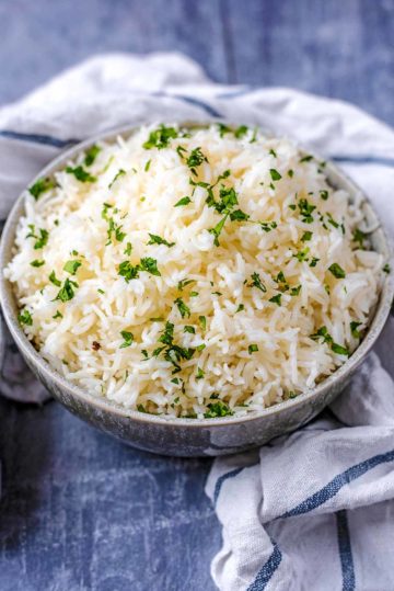 Oven Cooked Rice - Hungry Healthy Happy