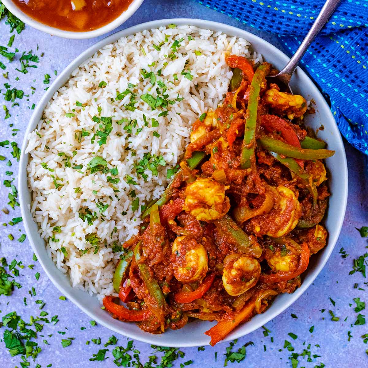 image of Prawn Jalfrezi recipe by Hungry Healthy Happy
