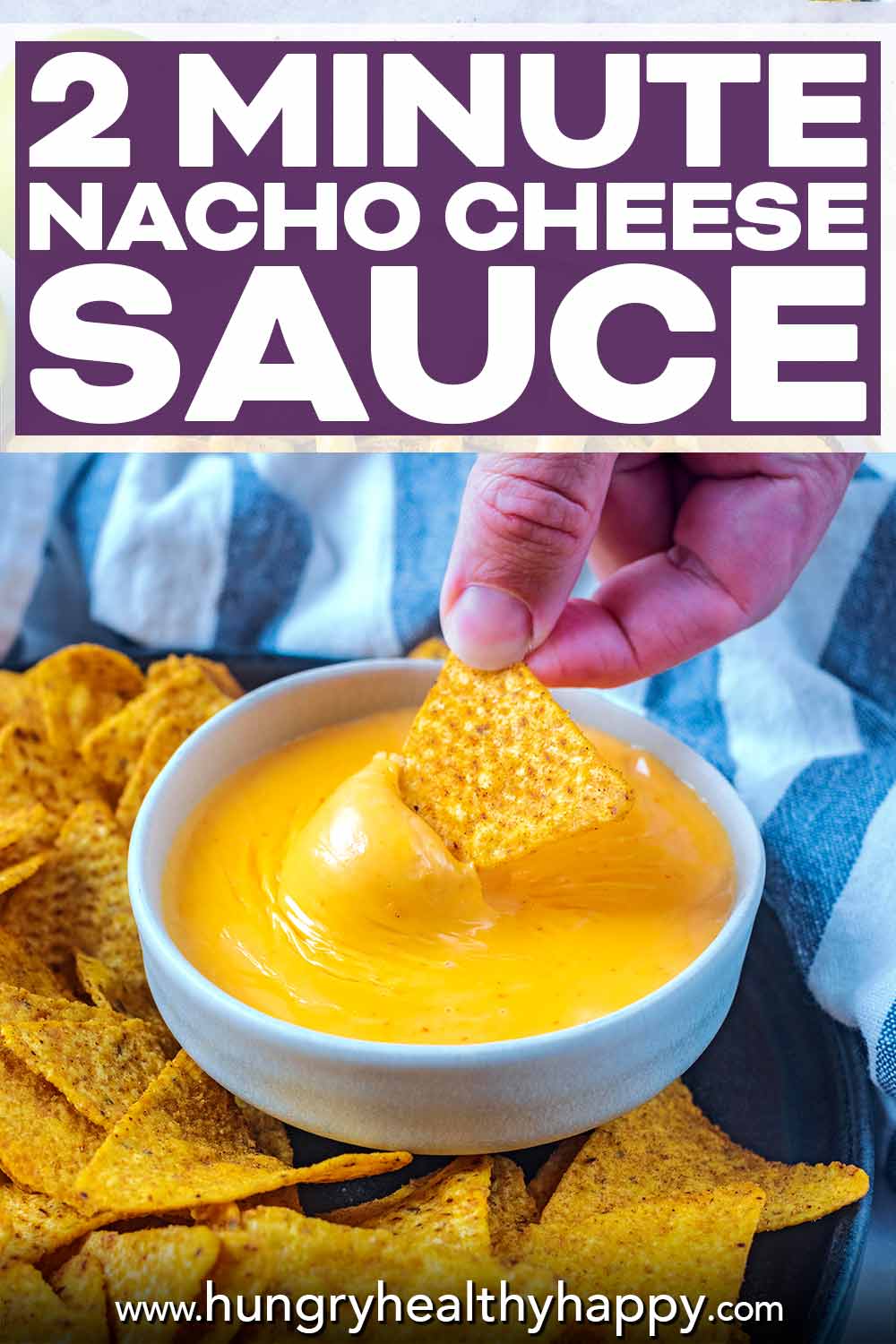 2 Minute Nacho Cheese Sauce - Hungry Healthy Happy