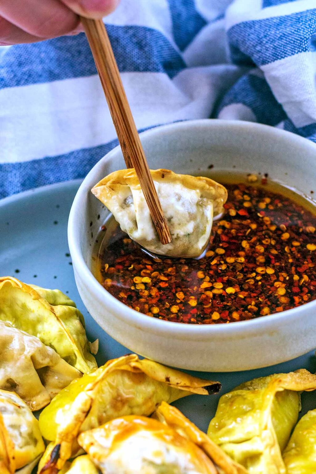 Air Fryer Gyoza Hungry Healthy Happy