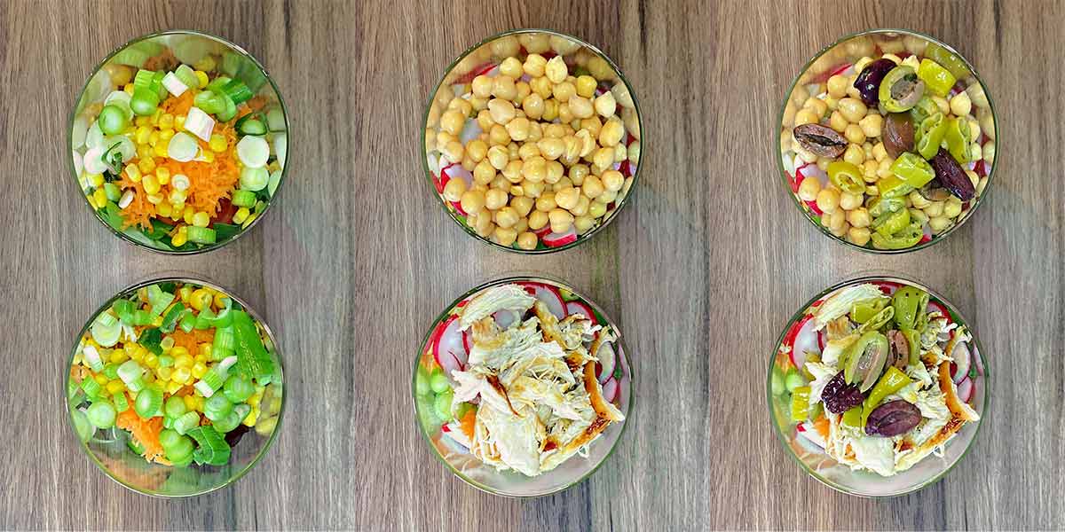 Easy Salad Jars - Hungry Healthy Happy