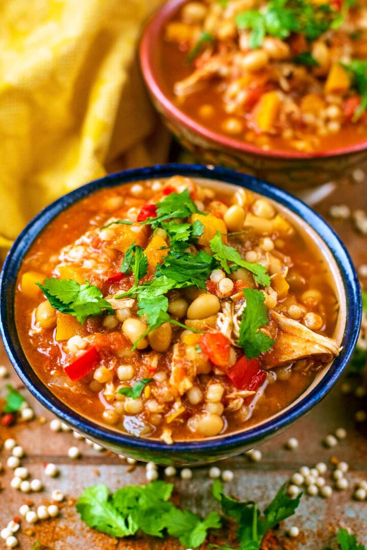 Slow Cooker Moroccan Chicken - Hungry Healthy Happy