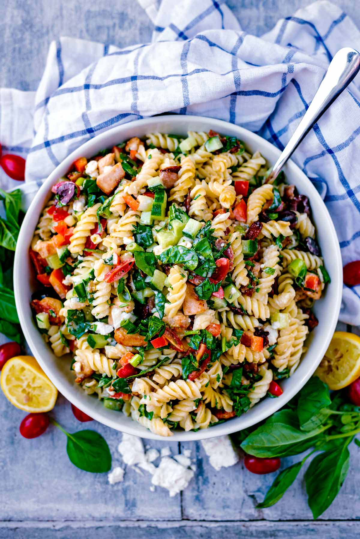 Pasta Salad with Vinaigrette Lunchbox