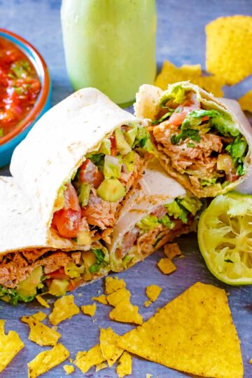 Salmon Burrito - Hungry Healthy Happy