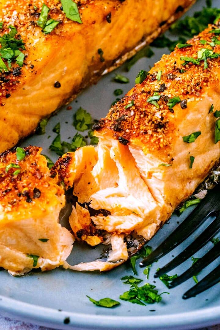 Air Fryer Salmon - Hungry Healthy Happy
