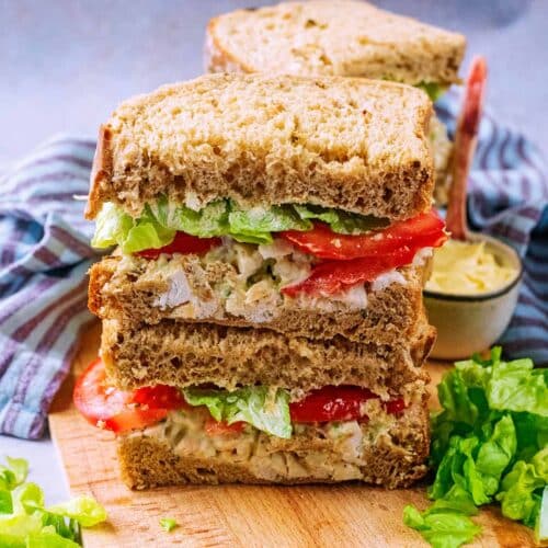 Chicken Mayo Sandwich Hungry Healthy Happy