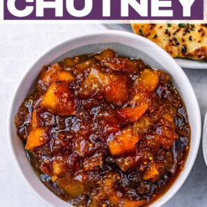 Mango Chutney with a text title overlay.