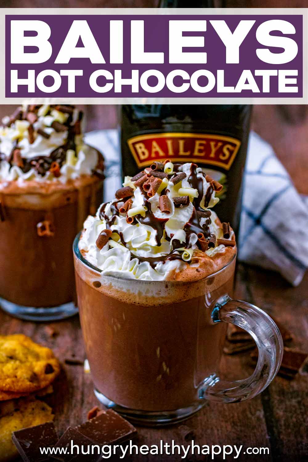 Baileys Hot Chocolate - Hungry Healthy Happy