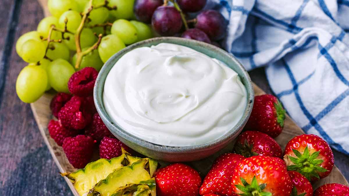 Cream Cheese Fruit Dip Hungry Healthy Happy