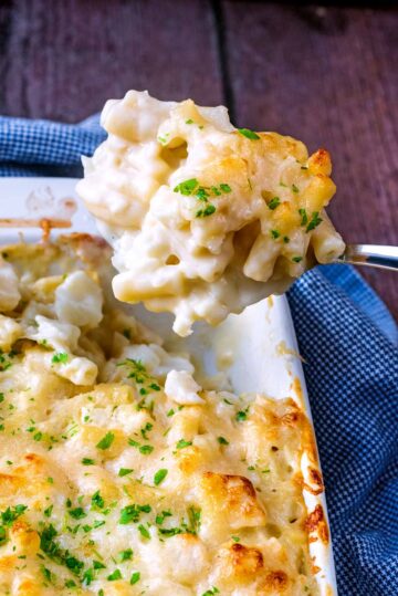 Cauliflower Mac and Cheese - Hungry Healthy Happy