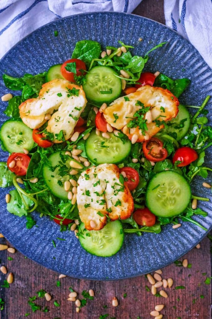 Halloumi Salad - Hungry Healthy Happy