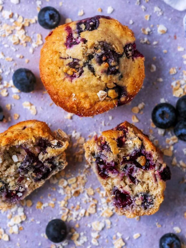 Healthy Blueberry Muffins web story