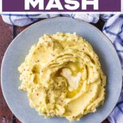 Mustard mash with a text title overlay.