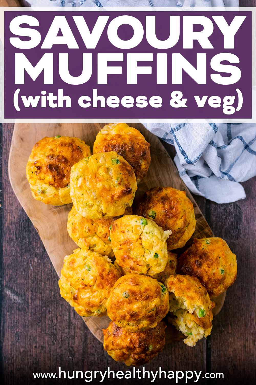 Savoury Muffins With Cheese And Vegetables - Hungry Healthy Happy