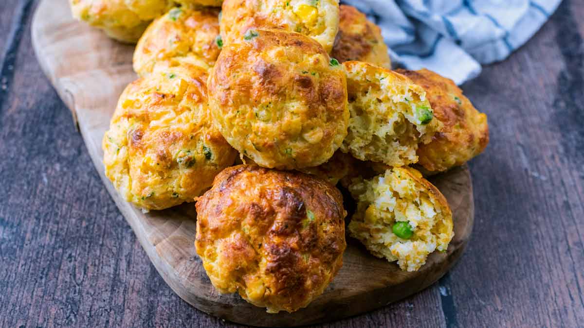 Savoury muffins.