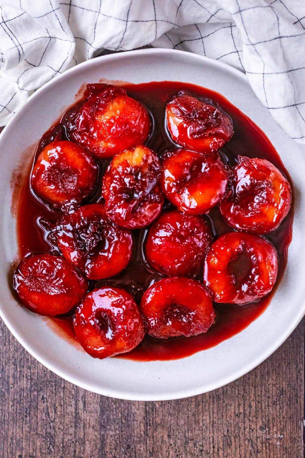 Stewed Plums - Hungry Healthy Happy