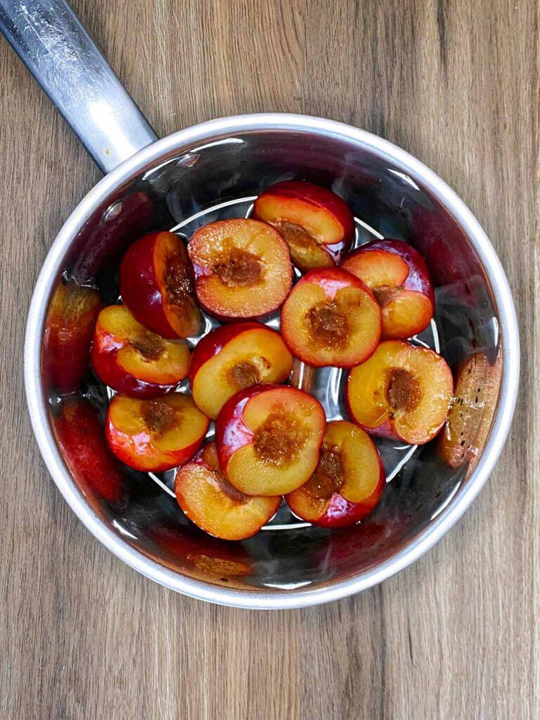 Stewed Plums - Hungry Healthy Happy