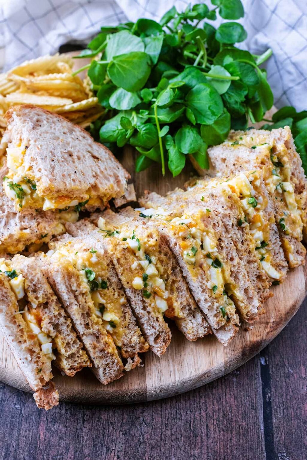 Egg and Cress Sandwich - Hungry Healthy Happy