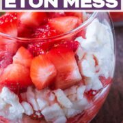 Healthy Eton Mess with a text title overlay.
