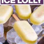 Pineapple Ice Lolly with a text title overlay.