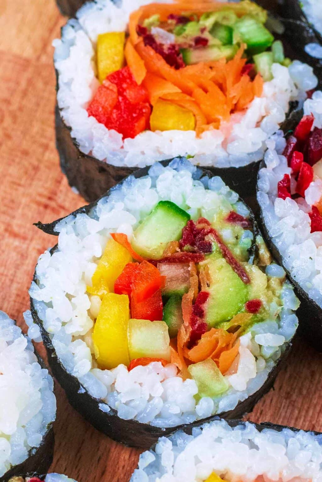 Rainbow Sushi - Hungry Healthy Happy