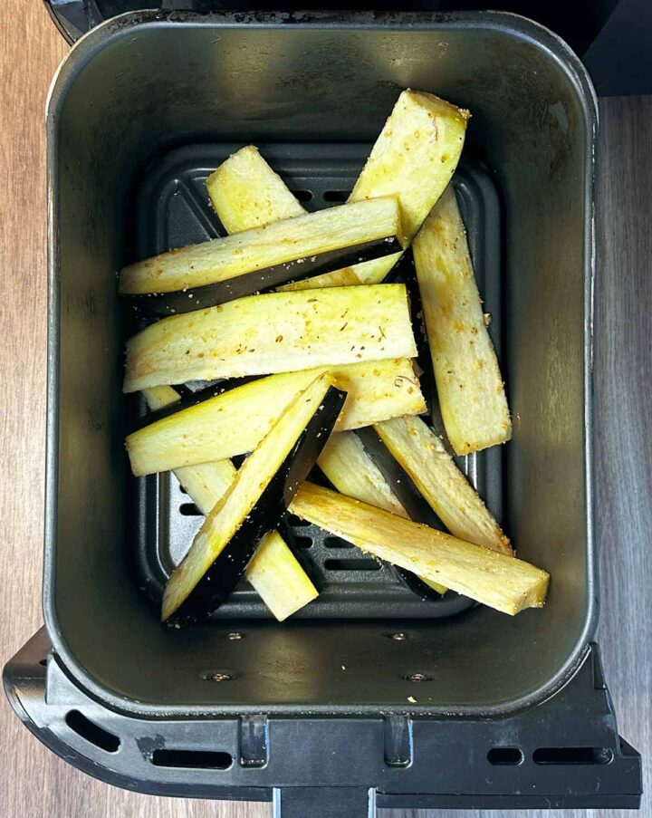 Air Fryer Aubergine Hungry Healthy Happy