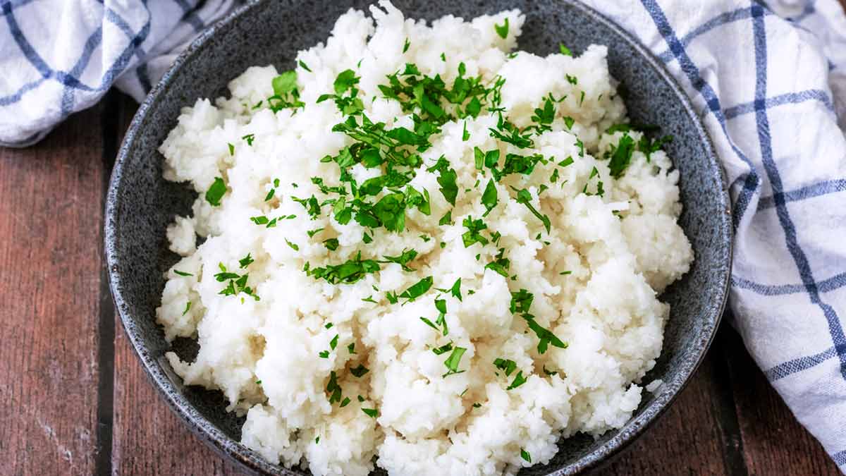 How To Cook Slow Cooker Rice - Hungry Healthy Happy