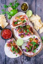 Air Fryer Fish Tacos - Hungry Healthy Happy