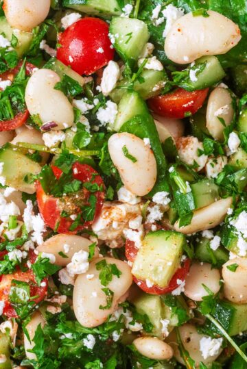 Butter Bean Salad - Hungry Healthy Happy