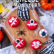 Babybel Cheese Monsters with a text overlay title.