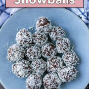 Protein snowballs with a text overlay title.