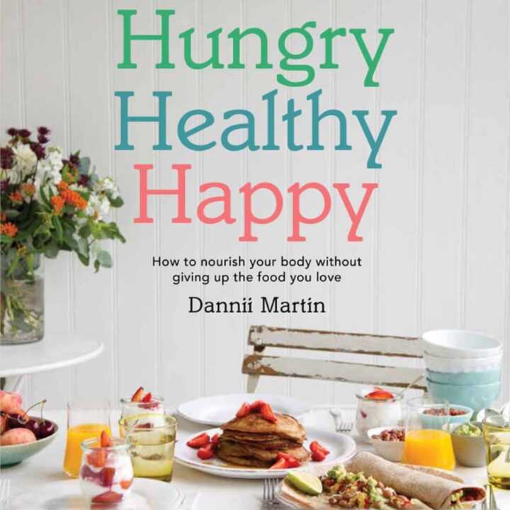 the front cover of The Hungry Healthy Happy book.