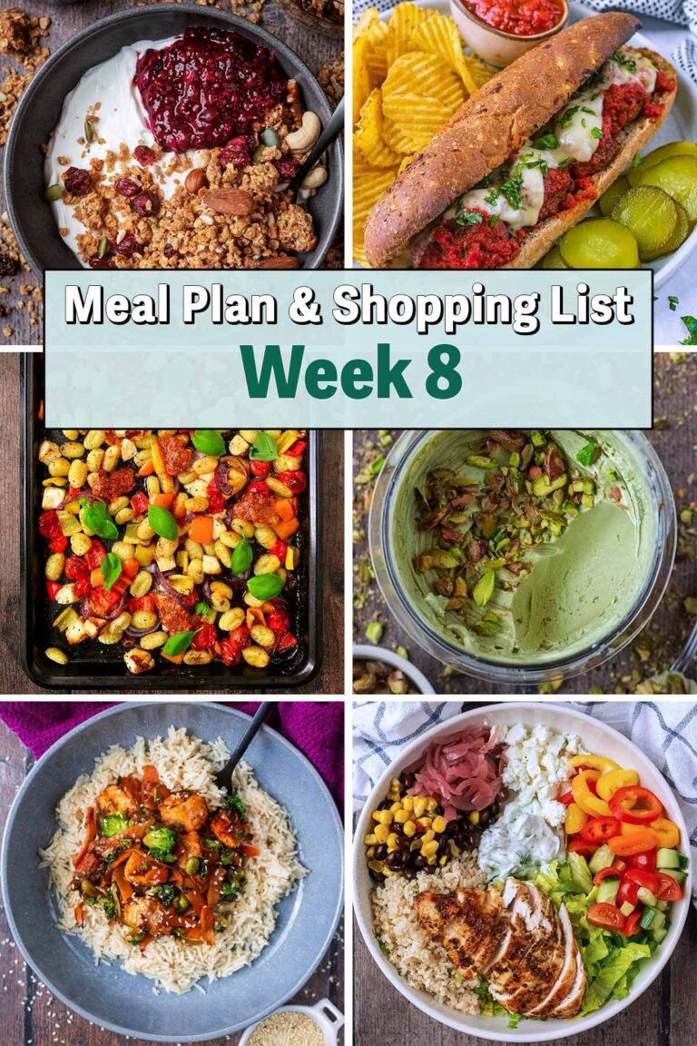 Meal Plan Week 8 - Hungry Healthy Happy