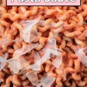 Easy Cottage Cheese Pasta Sauce with a text title overlay.