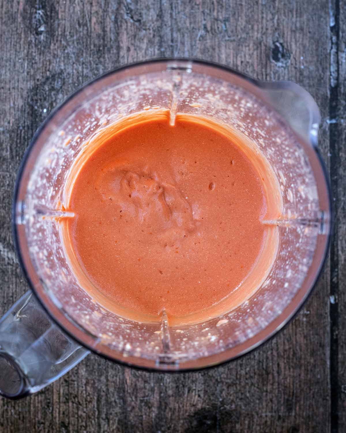 The tomatoes and cheese blended together.