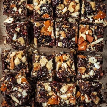 squares of superfood rocky road.